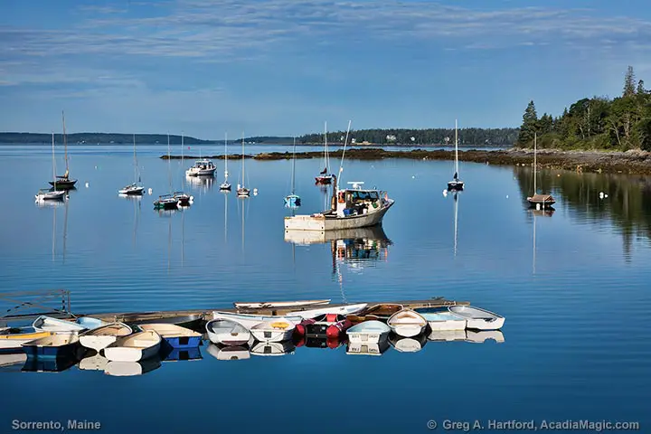 View of Sorrento, Maine