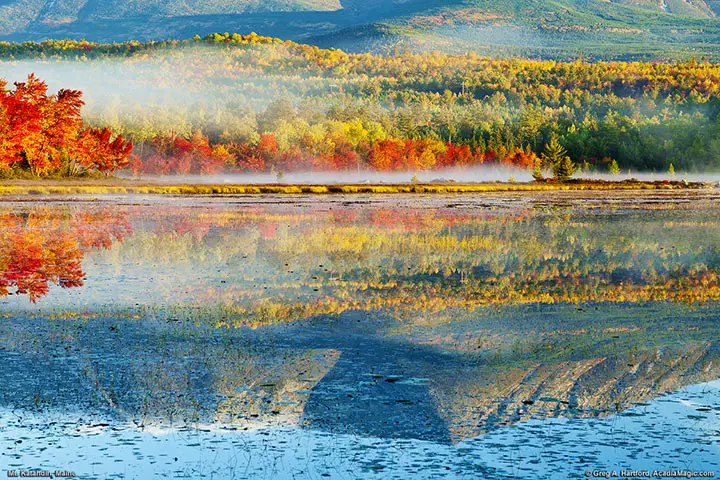 Reflection of Mount Katahdin
