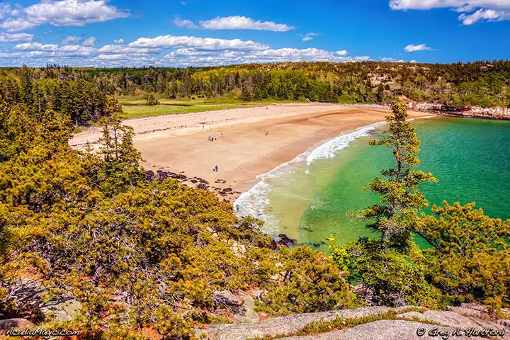 Sand Beach in Acadia National Park