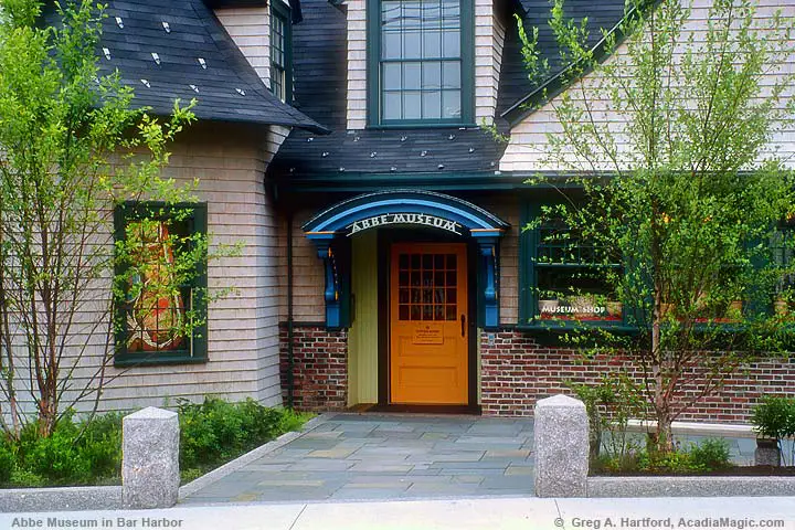 Abbe Museum location in Bar Harbor, Maine