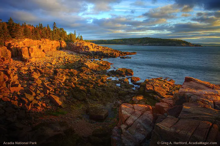 Low Tide near Thunder Hole at Sunrise