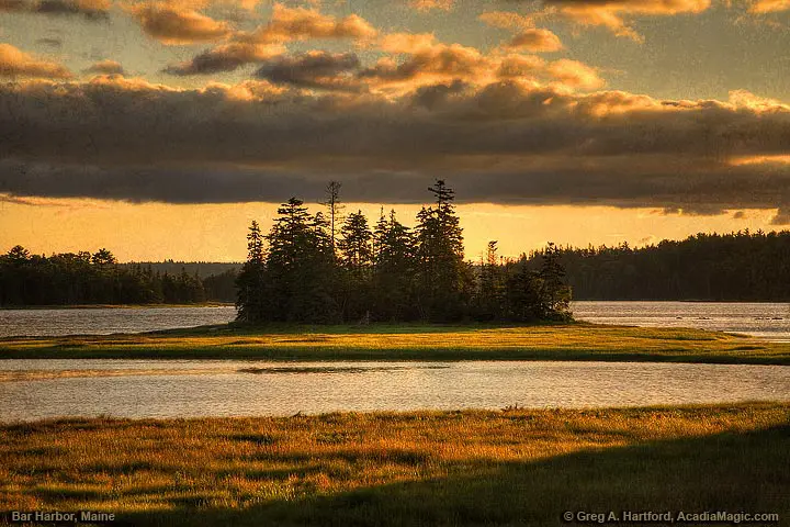 Sunrise in Bar Harbor, Maine