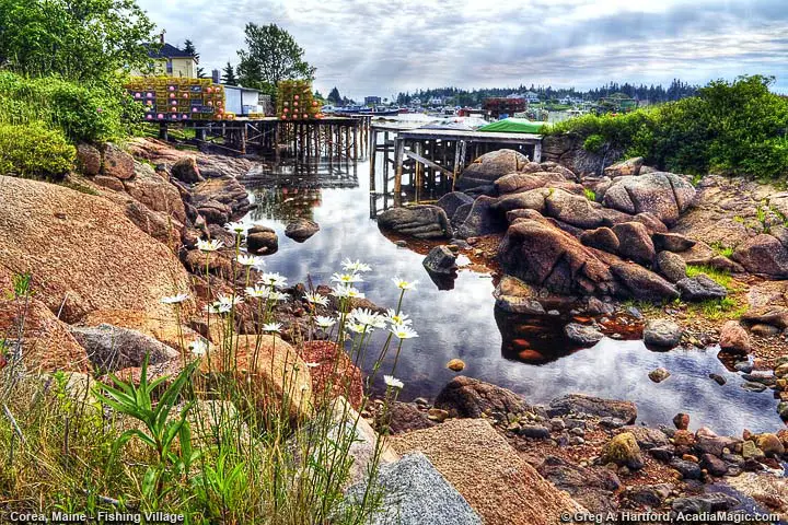 Classic Fishing Village of Corea, Maine