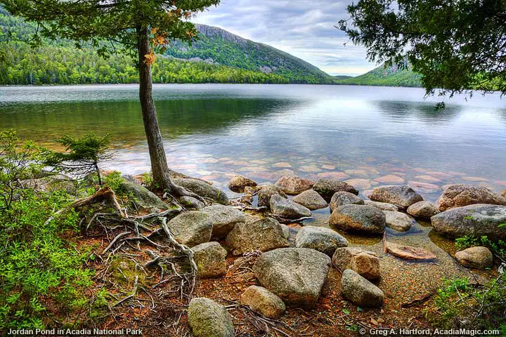 Jordan Pond in Acadia National Park