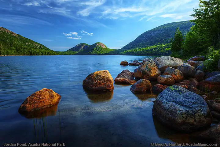 Jordan Pond in Acadia National Park