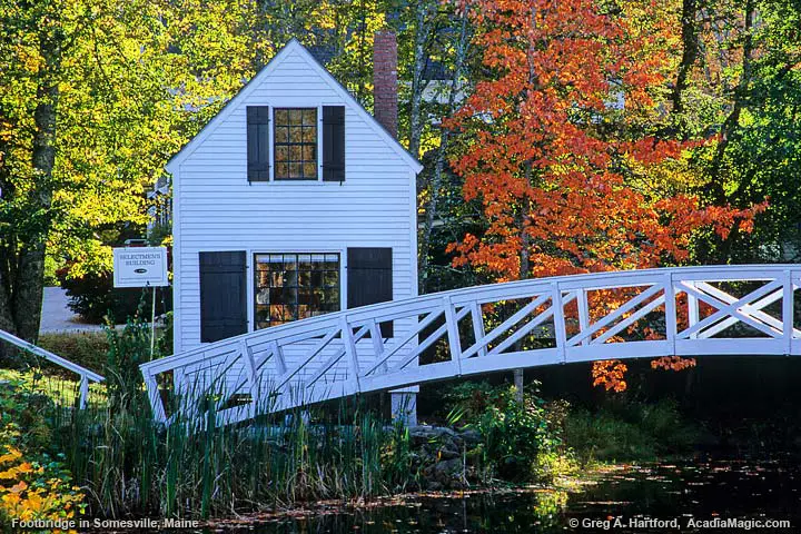 Selectmen's Building in Autumn Season