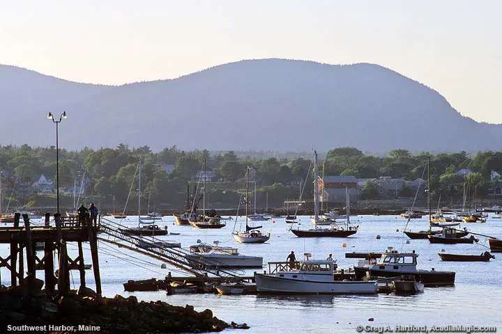 A late afternoon in Southwest Harbor, Maine
