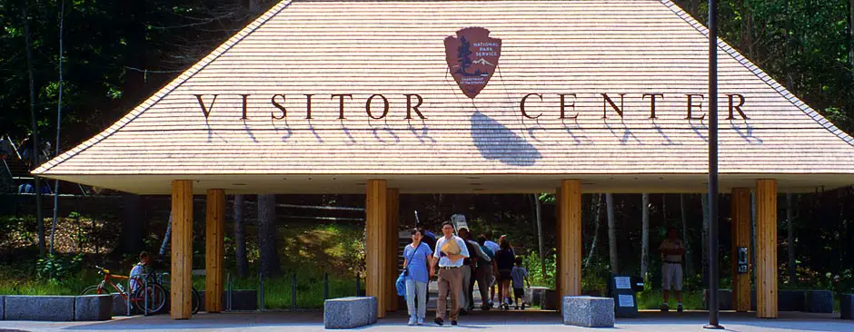 Acadia National Park Visitor Center at Hulls Cove