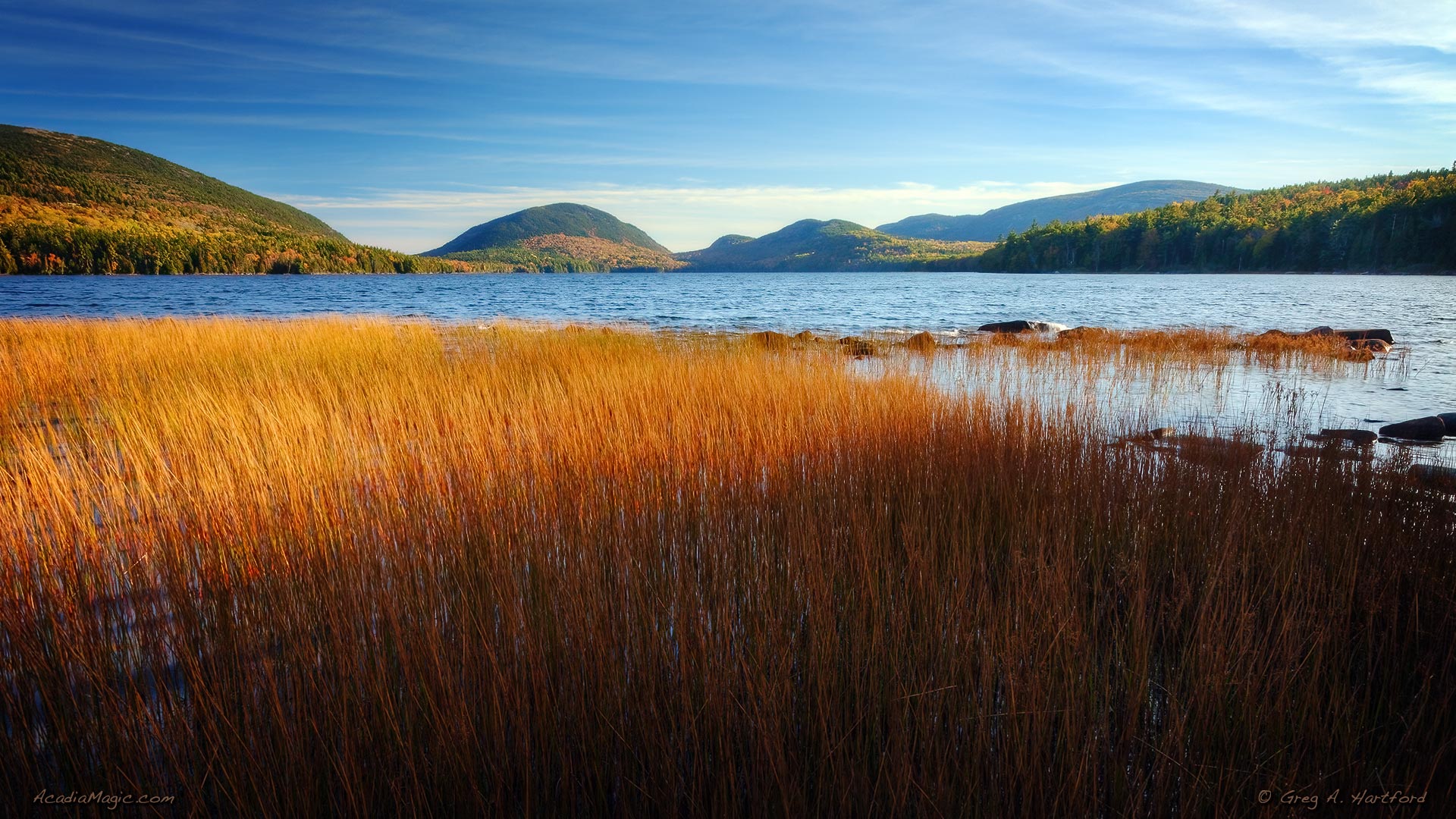 Eagle Lake in Acadia National Park, Maine