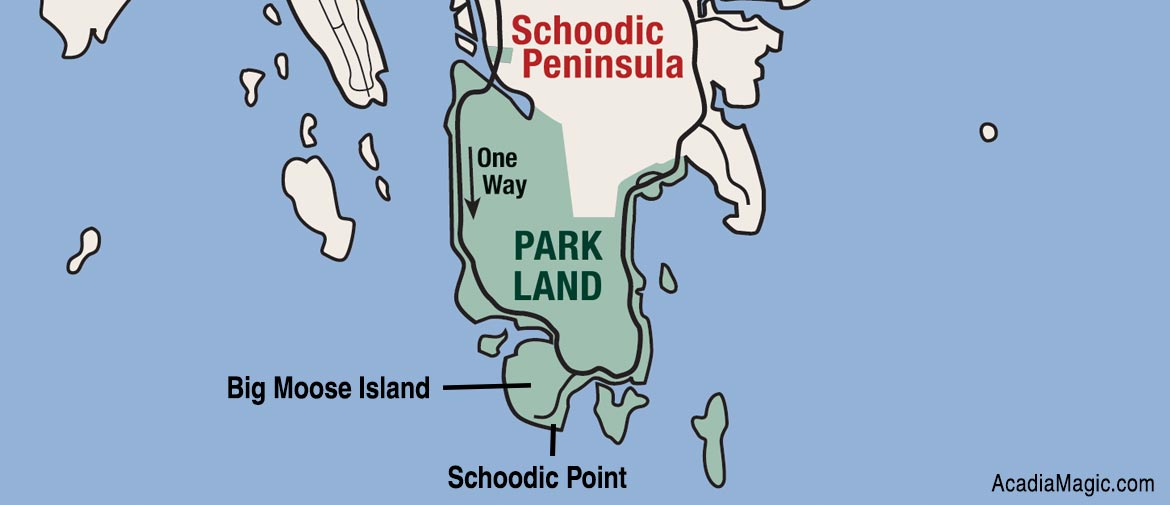 Big Moose Island at Schoodic Peninsula, Acadia National Park, Maine